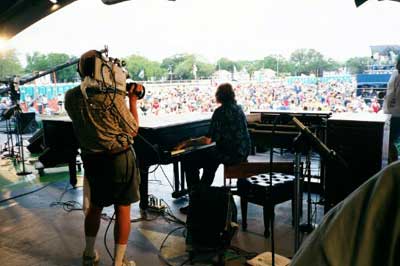 Rick at the New Orleans Jazz and Heritage Festival
